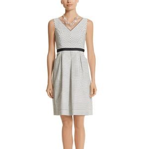 NWT- WHBM Sleeveless Fit + Flare Dress