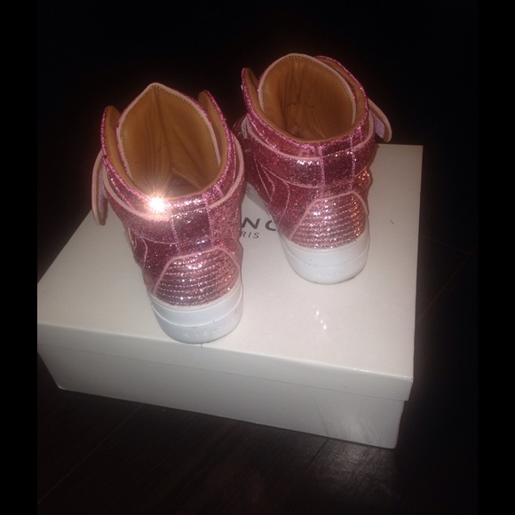 Givenchy pink glitter high top Sneakers - Picture 3 of 3