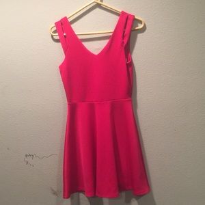 hot pink dress