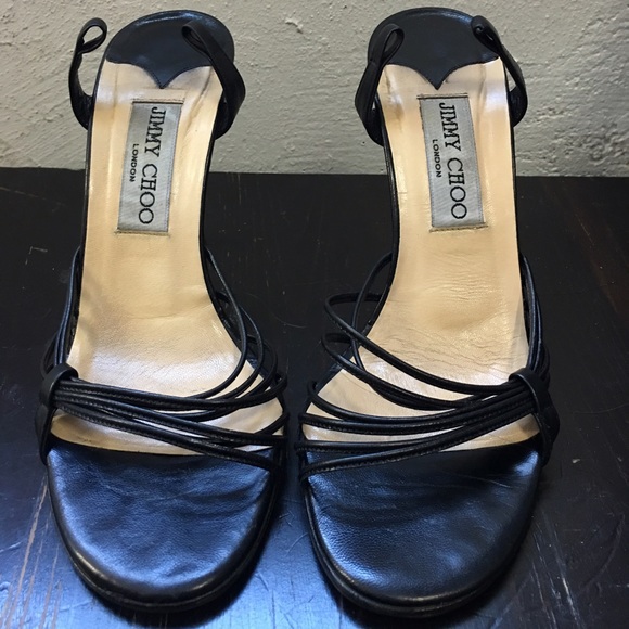 Jimmy Choo Leather Strappy Sandals Size 36 1/2