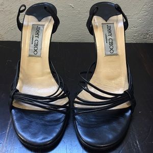 Jimmy Choo Leather Strappy Sandals Size 36 1/2