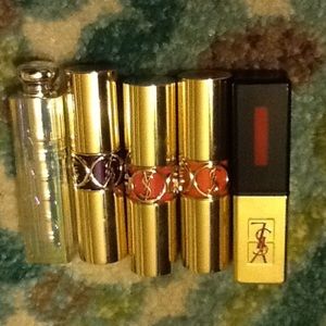 YSl lipsticks and one Dior