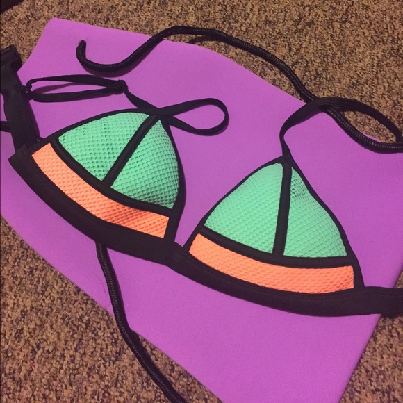 Bambi-sugar plum triangl swim suit