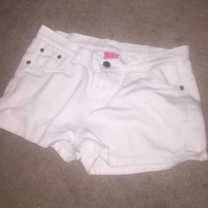 white shorts