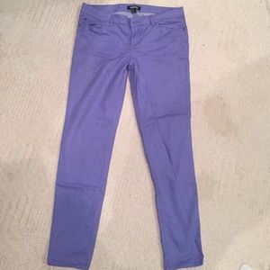 forever 21 light purple skinny jeans