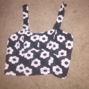 Flower crop top