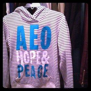 Graphic pullover hoodie