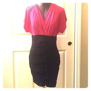 Charlotte Russe- two tone body con dress (L)