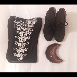 NWT 🔖 - Hot Topic Rib Cage Back Dress 🌜