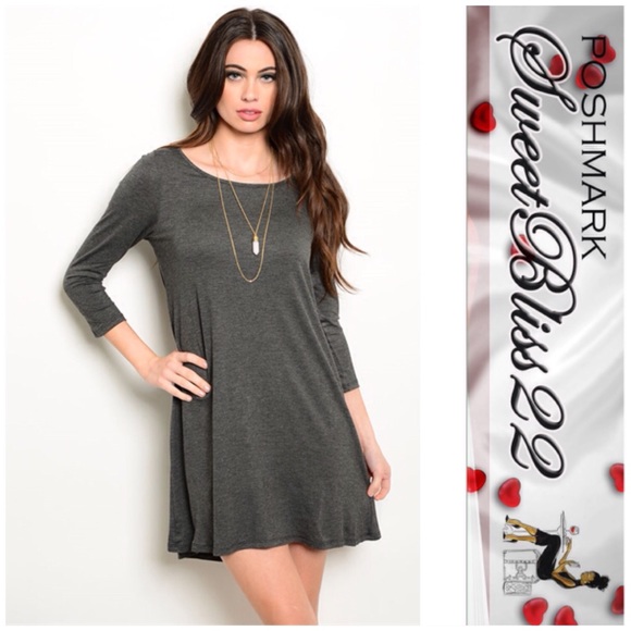 🍭Now Available Stunning Gray Dress🍭 - Picture 2 of 2