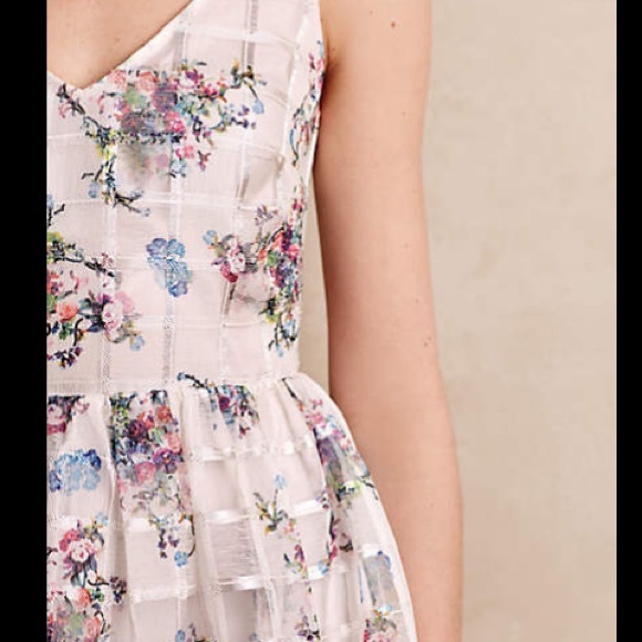 ❌SOLD❌Anthropologie Peony Garden Dress - Picture 4 of 4