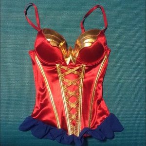 Sexy wonder woman corset