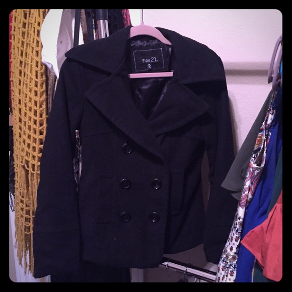Black trench coat