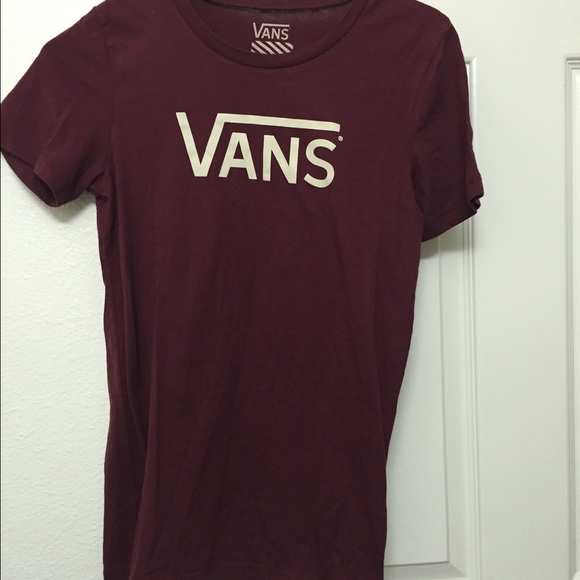 Vans maroon tee