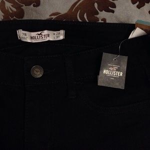 Hollister super skinny black pants