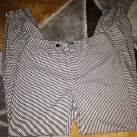 Ralph Lauren (Adelle) Blk/white patterned slacks