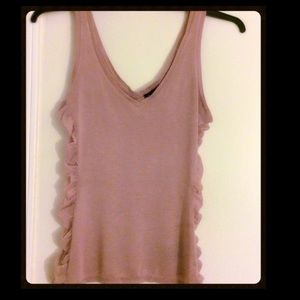 Bebe Double V Neck Tank