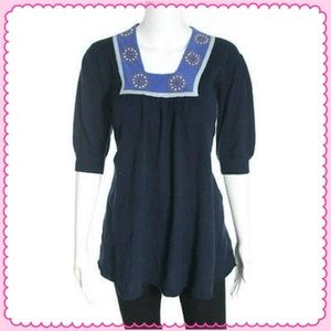 AUTUMN CASHMERE JEWELED PULLOVER SWEATER