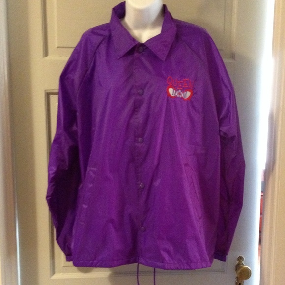 Purple Jacket with Queen Mom Embroidery