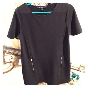 Black Dress with Silver zipper accents