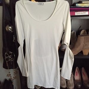 White Bodycon mini dress