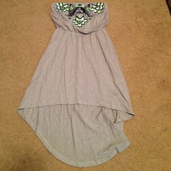 Tribal Sequin High Low Cocktail Dress