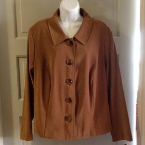 Lovely Dark Tan Jacket/Over Shirt