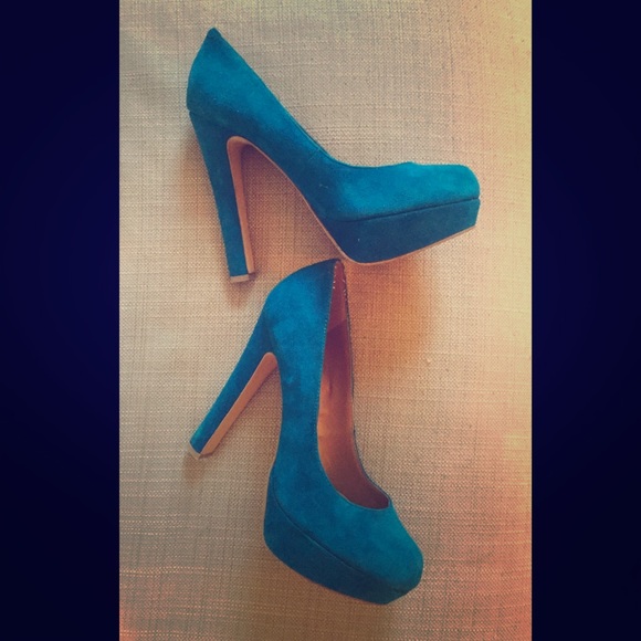 Steve Madden Beasst Pumps - Teal