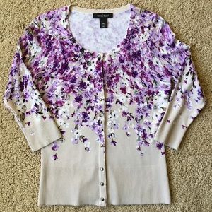 White House Black Market XS Cardigan 3/4 Sleeves