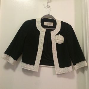 Trina Turk cropped blazer.