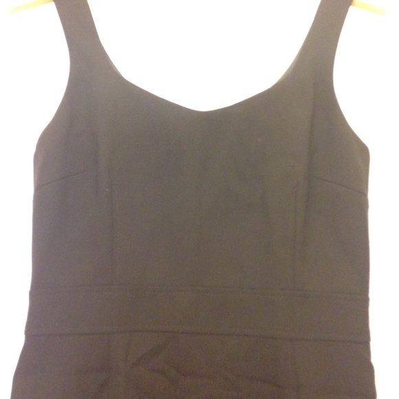 J. Crew Petite black wool sheath dress