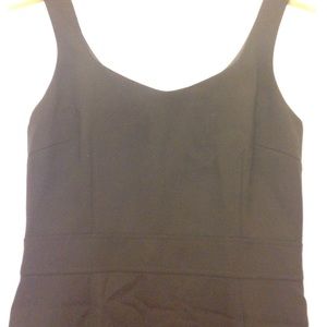 J. Crew Petite black wool sheath dress