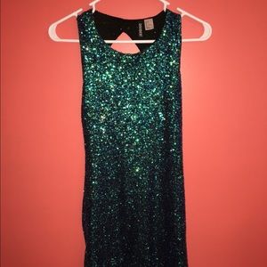 H&M Sequin Sparkle Dress