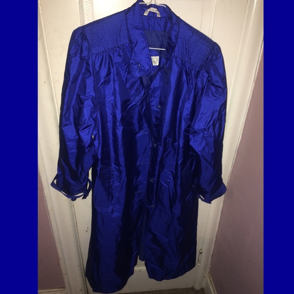 Vintage Royal Blue Rain jacket - Picture 1 of 1