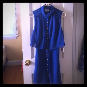 dolce vita button down dress!