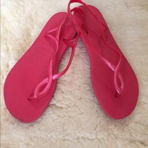 Havaianas sling back flip flops