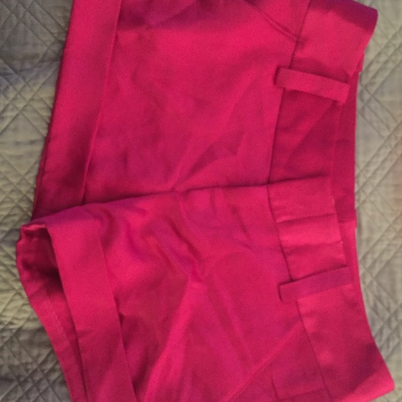 Alice and Olivia pink Satin shorts