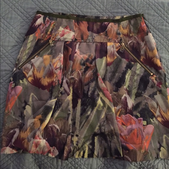 Ted baker Silk green skirt