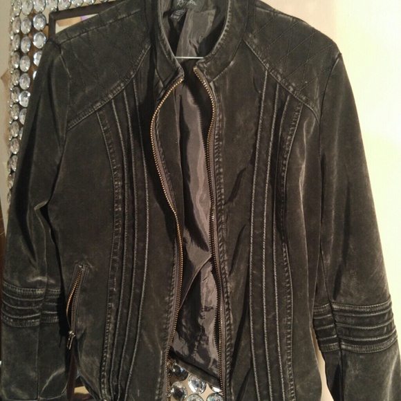Suede black jacket