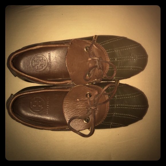 Tory burch Matthew Patent Duck boots