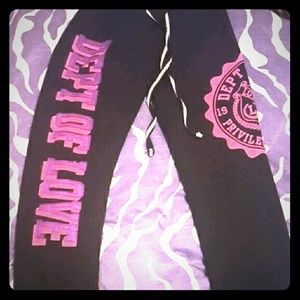 Dept. Of love sweatpants