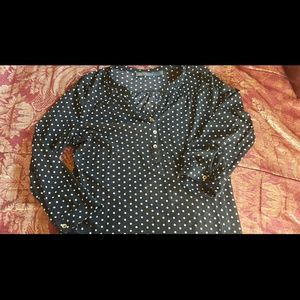 The Limited polka dot blouse, S