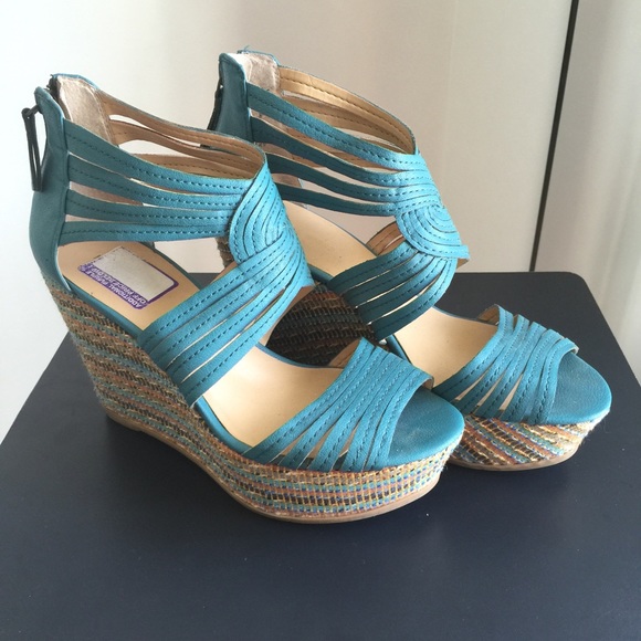 Teal Fall Wedges
