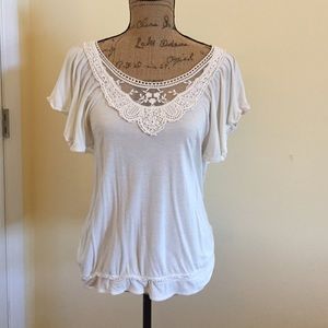 Butterfly sleeve tunic