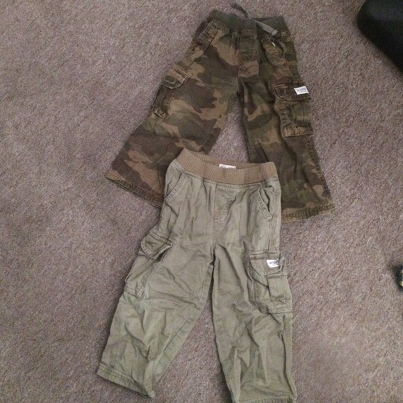 Cargo little boy pants