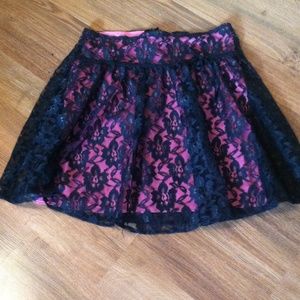 Pink Lace Skirt