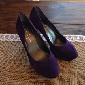Jessica Simpson Purple Heels