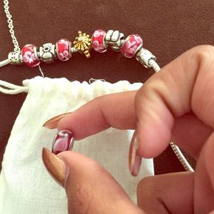 Beautiful Blown Glass Pandora Charms