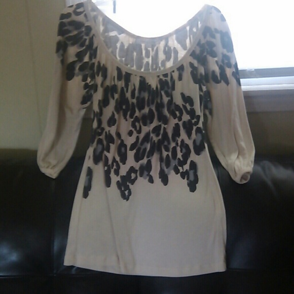 Leopard printed top