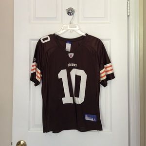 Brown Cleveland Browns football jersey